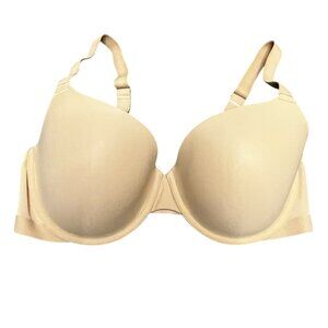 Wacoal Bra 853387 Shape Revelation‎ Shallow Top Underwire T-Shirt 38DD Beige